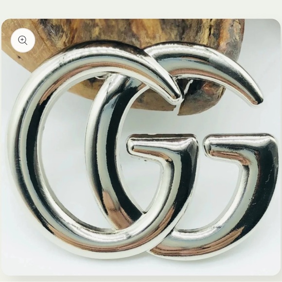 Silver GG Brooch - Picture 1 of 2